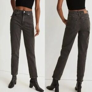 Madewell The Perfect Vintage Jean in Lunar Wash Black Gray Size 27